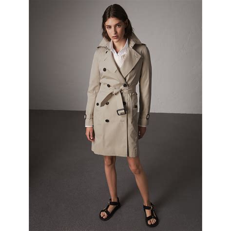 burberry trench coat men medium kensington stone|Burberry kensington trench coat women's.